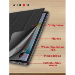����� ��� �������� AirOn Premium Xiaomi Redmi Pad 10.6" 2022 + Film Black (4822352781087) - �������� 10