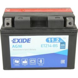 Аккумулятор автомобильный EXIDE AGM 11,2Ah (+/-) (205EN) (ETZ14-BS) - Картинка 2