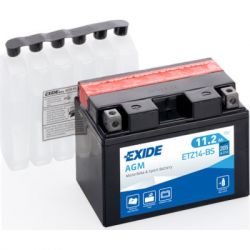 Аккумулятор автомобильный EXIDE AGM 11,2Ah (+/-) (205EN) (ETZ14-BS) - Картинка 3