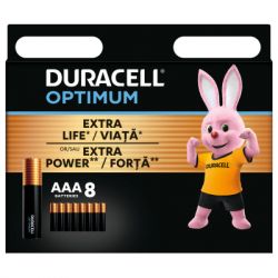  Duracell AAA Optimum LR03 * 8 (5015602)