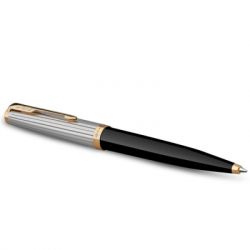 Ручка шариковая Parker 51 Premium Black GT BP (56 132) - Картинка 2
