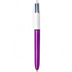   Bic 4 in 1 Colours Shine Purple  (bc982876)