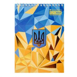 Блокнот Buromax на пружині зверху Patriot NATIONAL A5 48 аркушів у клітину (BM.24545115) - Картинка 5