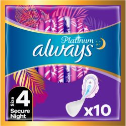 ������������� ��������� Always Platinum Secure Night (������ 4) 10 ��. (8001841449906)