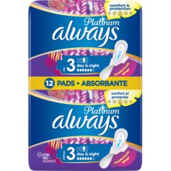 Гигиенические прокладки Always Platinum Day&Night (Размер 3) 12 шт. (8001090445070) - Картинка 2
