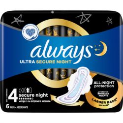   Always Ultra Secure Night ( 4) 6 . (8001841733050) -  2