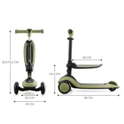 Самокат Kinderkraft Halley Grassland Green (KRHALL00GRE0000) (5902533922307) - Картинка 12