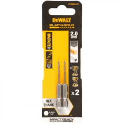 ������ DeWALT �� ������� EXTREME IMPACT Black & Gold, HSS-G, 2 � 55 � 11,6 ��, 2 ��. (DT20600)