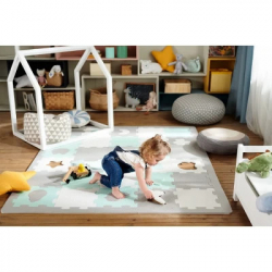 Дитячий килимок Kinderkraft Luno Shapes Yellow 30 елементів (5902533919338) - Картинка 7