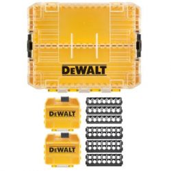 Ящик для инструментов DeWALT для бит системы TSTAK Tough Case М с футляром-2 шт, кассетами для бит 6 шт. (DT70803) - Картинка 3