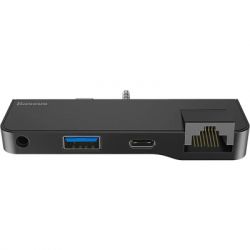 ������������ Baseus USB3.1 Type-C+3.5mm toUSB 3.0/RJ45/Type-C/3.5mm forSurfaceGo (CAHUB-FG01) - �������� 2