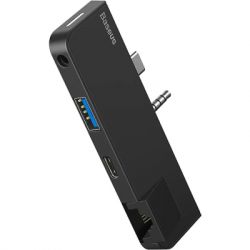 ������������ Baseus USB3.1 Type-C+3.5mm toUSB 3.0/RJ45/Type-C/3.5mm forSurfaceGo (CAHUB-FG01) - �������� 3