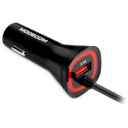 Зарядний пристрій Modecom USB 2.4A + cable Micro USB Royal KULU-01 (ZT-MC-KULU-01) - Картинка 2