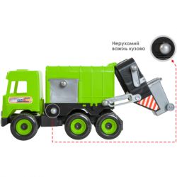 Спецтехніка Tigres Авто "Middle truck" сміттєвоз (св. зелений) в коробці (39484) - Картинка 2
