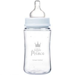 Пляшечка для годування Canpol babies Royal Baby з широким отвором 240 мл Синя (35/234_blu) - Картинка 3