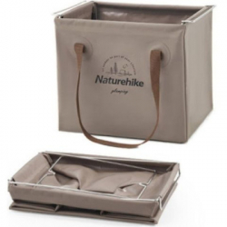 Відро складане Naturehike CNH22SN002 ПВХ 20л Tan (6927595795132) - Картинка 2