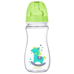 Пляшечка для годування Canpol babies Easystart Кольорові звірята 300 мл Бірюзова (35/204) - Картинка 1