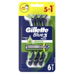  Gillette Blue 3 Plus Sensitive 6 . (7702018490134) -  2