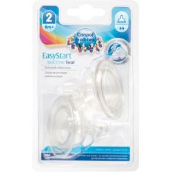 Соска Canpol babies EasyStart середня до пляшечок з широким отвором 2 шт (21/731) - Картинка 2