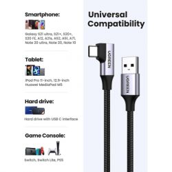  Ugreen US385 USB - USB-C, 1, Black (20299) -  5