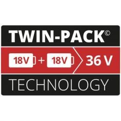 Набір акумулятор + зарядний пристрій Einhell 18V 2x4.0Ah Twincharger Kit (4512112) - Картинка 4