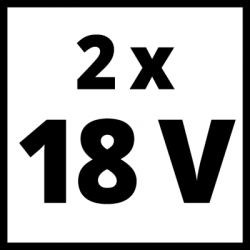 Набір акумулятор + зарядний пристрій Einhell 18V 2x4.0Ah Twincharger Kit (4512112) - Картинка 5