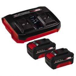   +   Einhell 18V 2x4.0Ah Twincharger Kit (4512112)