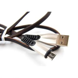 Дата кабель USB 2.0 AM to Micro 5P 1.0m black Dengos (PLS-M-PLSK-BLACK) - Картинка 2