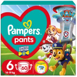  Pampers Extra Large  6 (14-19 ) Paw Patrol 60  (8006540863657)