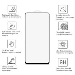 Стекло защитное Drobak Google Pixel 6a Black Frame A+ (717158) - Картинка 2