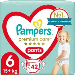 ϳ Pampers Premium Care Pants  6 (15+ ) 42  (8001841325545) -  1