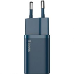 Зарядний пристрій TypeC 220В Baseus CCSUP-B03 Super Si Quick Charger 1C 20W EU Blue - Картинка 2