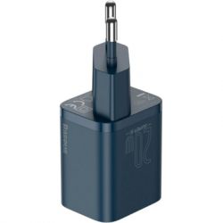 Зарядний пристрій TypeC 220В Baseus CCSUP-B03 Super Si Quick Charger 1C 20W EU Blue - Картинка 3