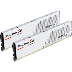     DDR5 32GB (2x16GB) 6000 MHz Ripjaws S5 White G.Skill (F5-6000J3238F16GX2-RS5W) -  2