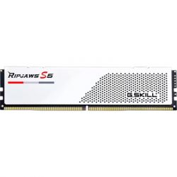     DDR5 32GB (2x16GB) 6000 MHz Ripjaws S5 White G.Skill (F5-6000J3238F16GX2-RS5W) -  3
