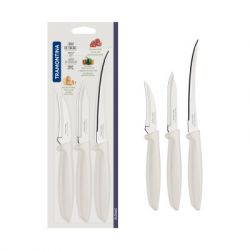 Набір ножів Tramontina Plenus Light Grey 3 шт (23498/312) - Картинка 3