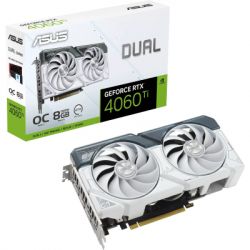  ASUS GeForce RTX4060Ti 8Gb DUAL OC WHITE (DUAL-RTX4060TI-O8G-WHITE)