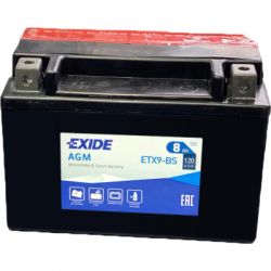   EXIDE AGM 8Ah (+/-) (120EN) (ETX9-BS)