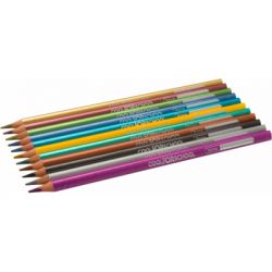 Олівці кольорові Cool For School Metallic 12 кольорів (CF15168) - Картинка 2