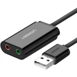 Звукова карта Звукова плата Ugreen US205 black (30724) - Картинка 2