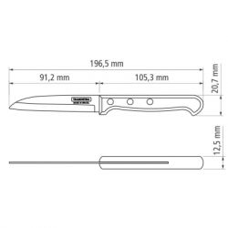 Кухонный нож Tramontina Polywood Vegetable 76 мм (21121/193) - Картинка 3