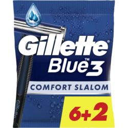 Бритва Gillette Blue 3 Comfort Slalom 8 шт. (8006540808764)