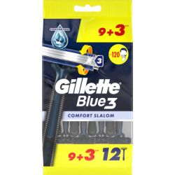  Gillette Blue 3 Comfort Slalom 12 . (8006540808771) -  2