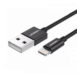  USB 2.0 AM to Lightning 1.0m US155 MFI Black Ugreen (US155/80822) -  3