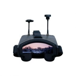    Foxeer FPV Goggles 40CH Dual Receiver Battery DVR (MR1712G5) -  3