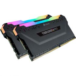  '  ' DDR4 64GB (2x32GB) 3200 MHz Vengeance RGB Pro Corsair (CMW64GX4M2E3200C16) -  3