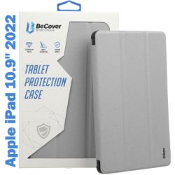    BeCover Soft Edge TPU mount Apple Pencil Apple iPad 10.9" 2022 Gray (708491) -  1