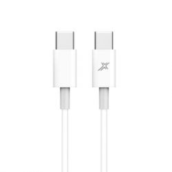 ���� ������ USB-C to USB-C 1.0m 20W CC-03W White Grand-X (CC-03W)