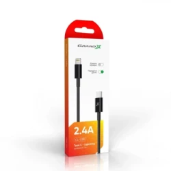 Дата кабель USB-C to Lightning 1.0m 12W CL-03B Black Grand-X (CL-03B) - Картинка 3