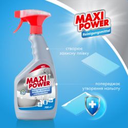 Спрей для чистки ванн Maxi Power для мытья акриловых ванн 700 мл (4823098412052) - Картинка 2